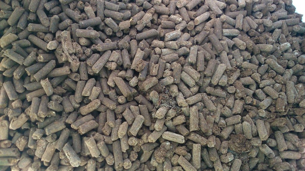 estiercol viticultura: pellet