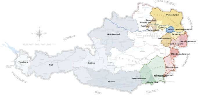 regiones viticolas austria