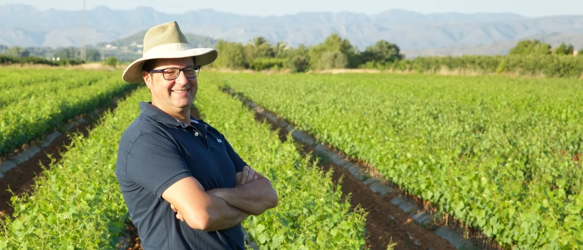 Vicente Barber Vidal en el vivero